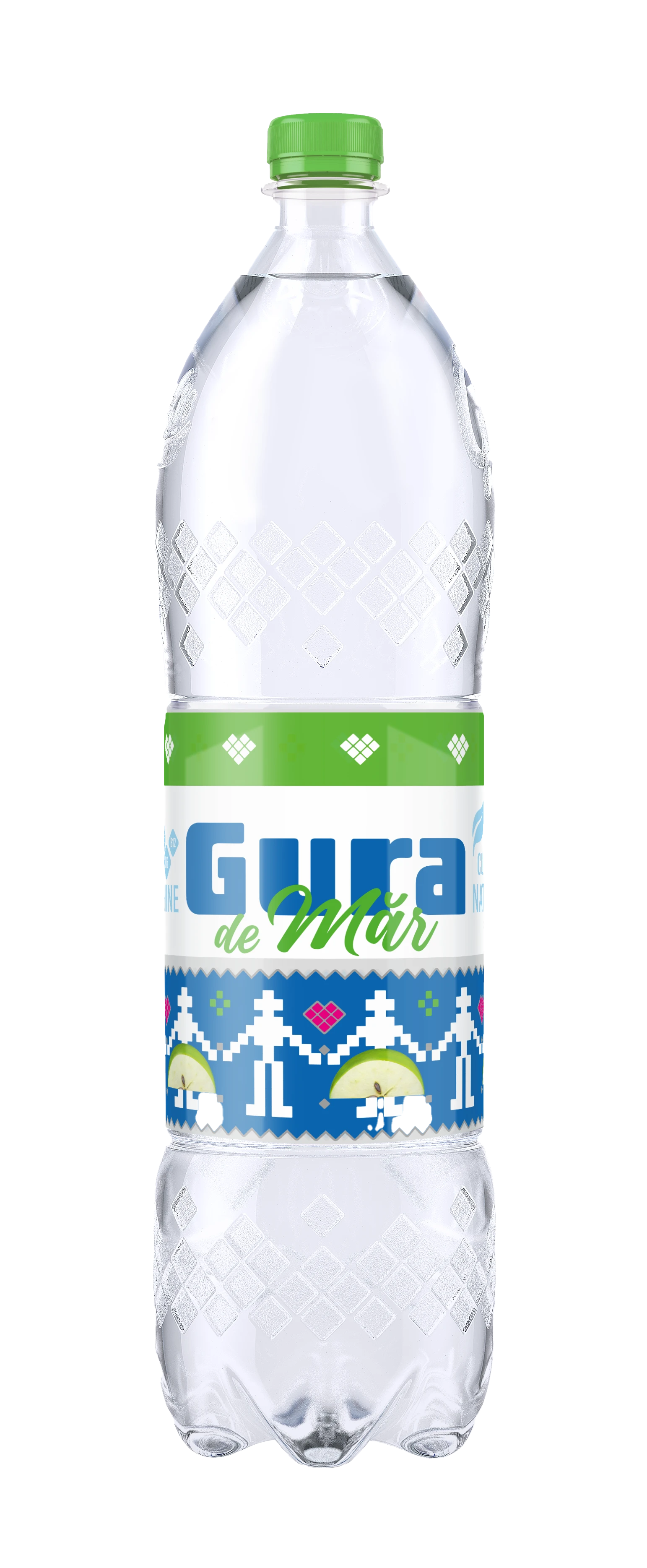 Gura Căinarului Măr carbogazoasă, 1,5 l, 6 buc.