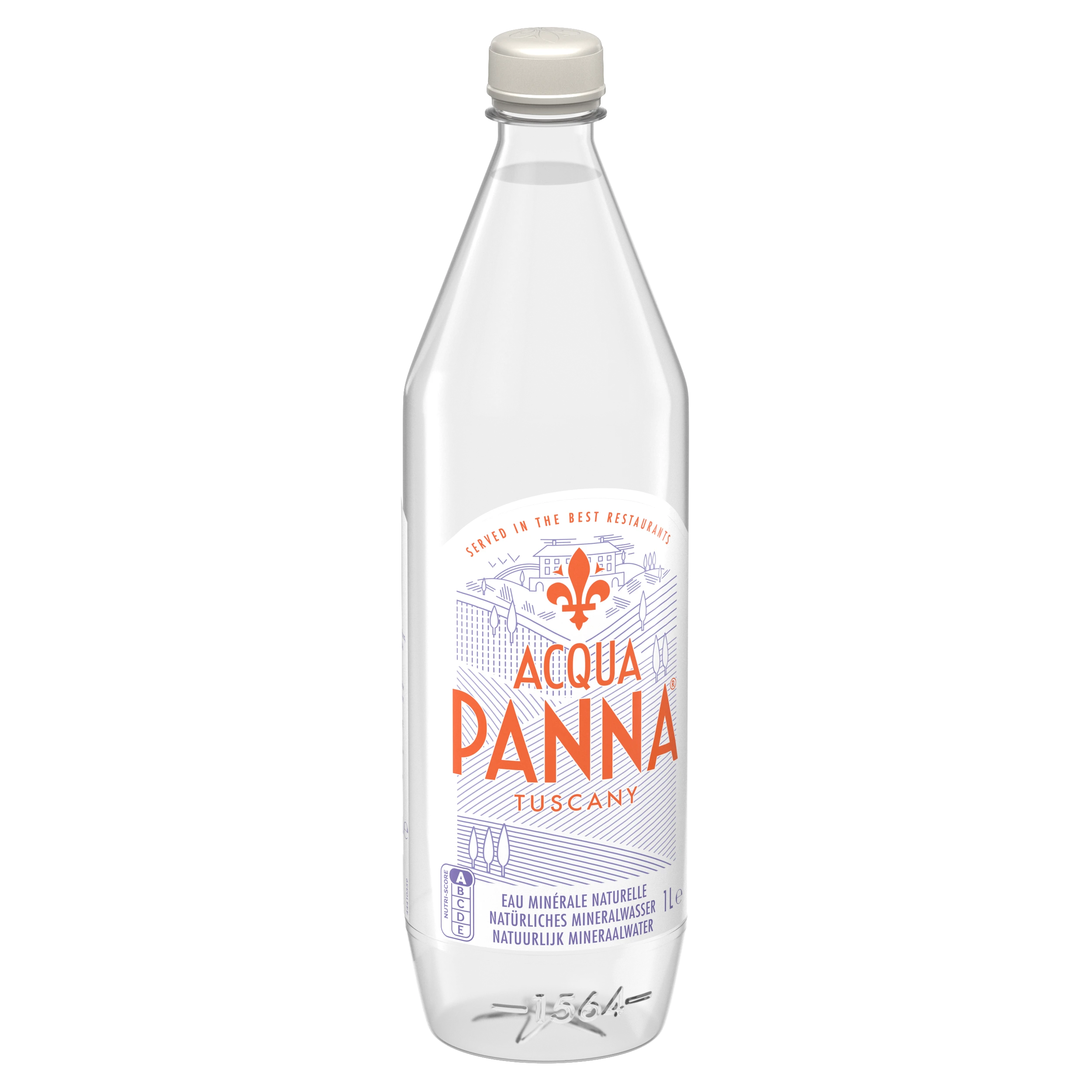 Acqua Panna plată - Natural Mineral Water 1l x 12 sticle PET