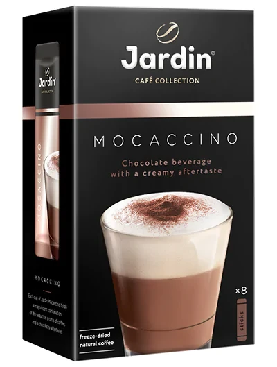 Jardin Mochaccino cafea instant 3 în 1 – 8 sticuri a câte 18 g 