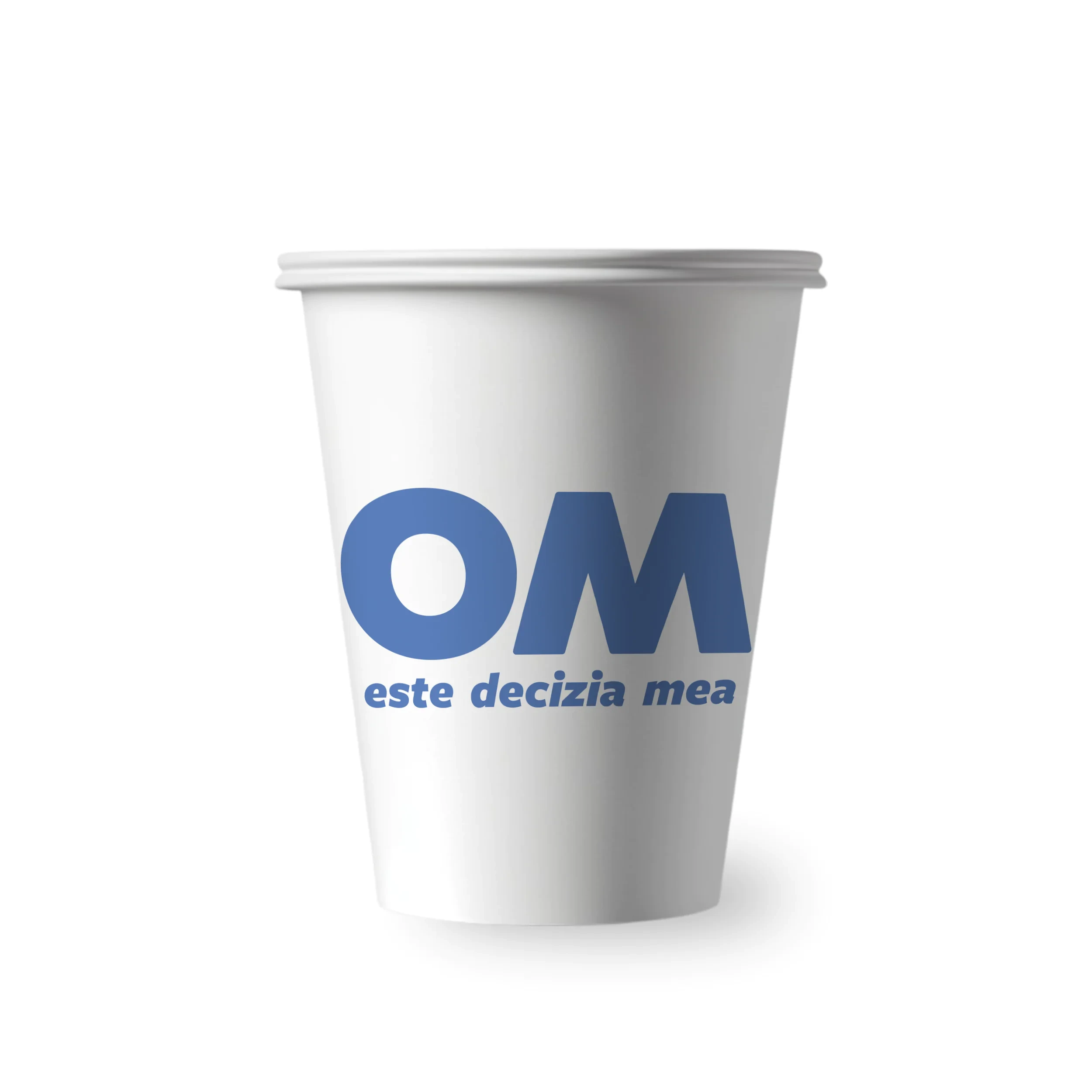 Pahare de hârtie OM Royal 180 ml, 50 de bucăți