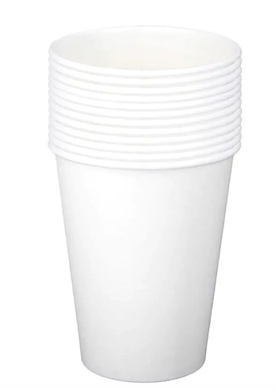 Pahare de hârtie ECO 180 ml, 50 de bucăți