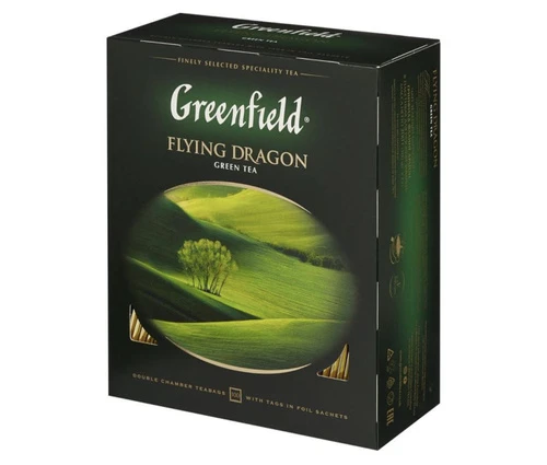 Ceai Greenfield Flying Dragon, 100 plicuri