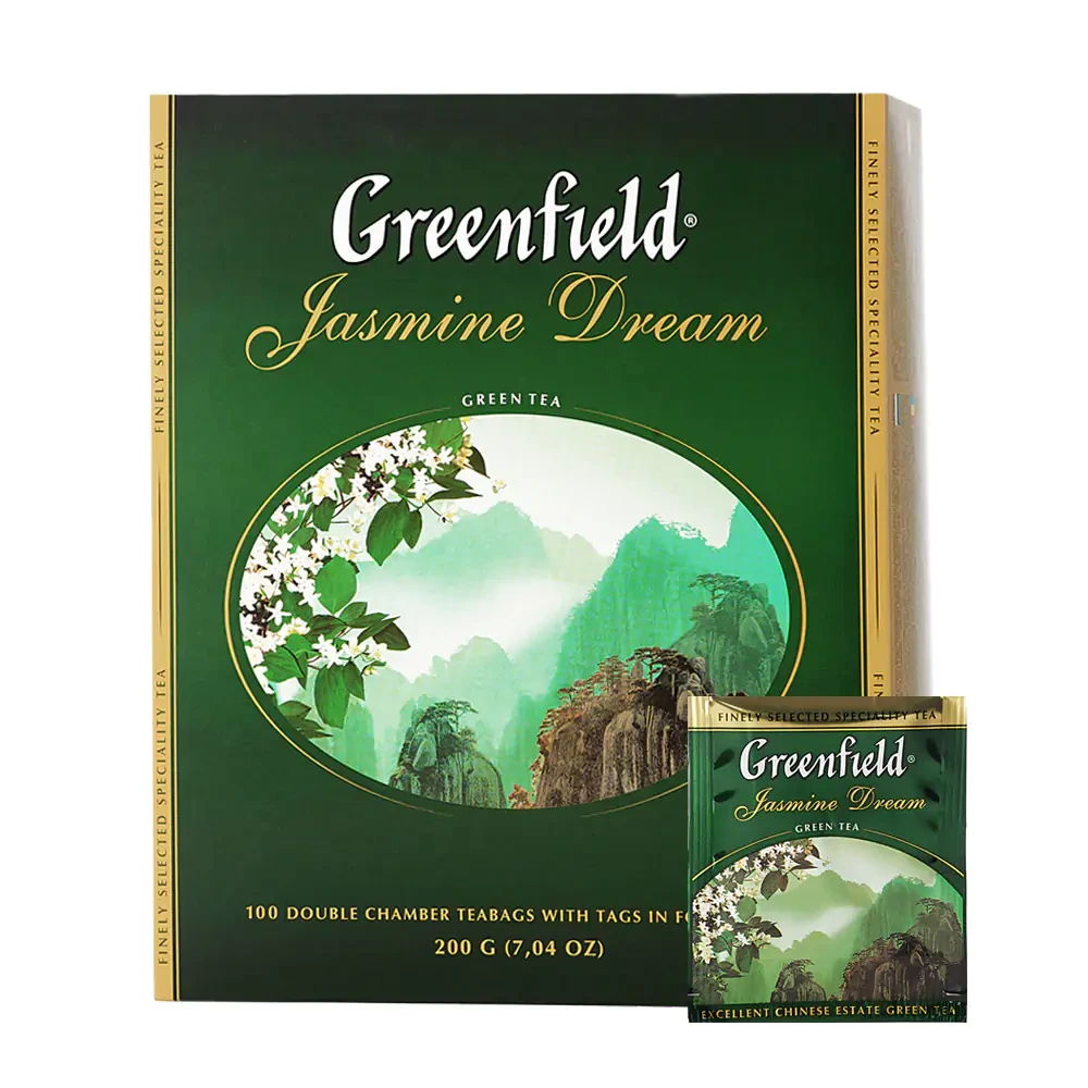Ceai Greenfield Jasmine Dream, 100 plicuri