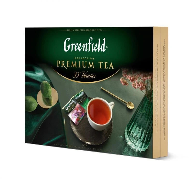 Ceai Greenfield Premium Tea, 120 pliculețe