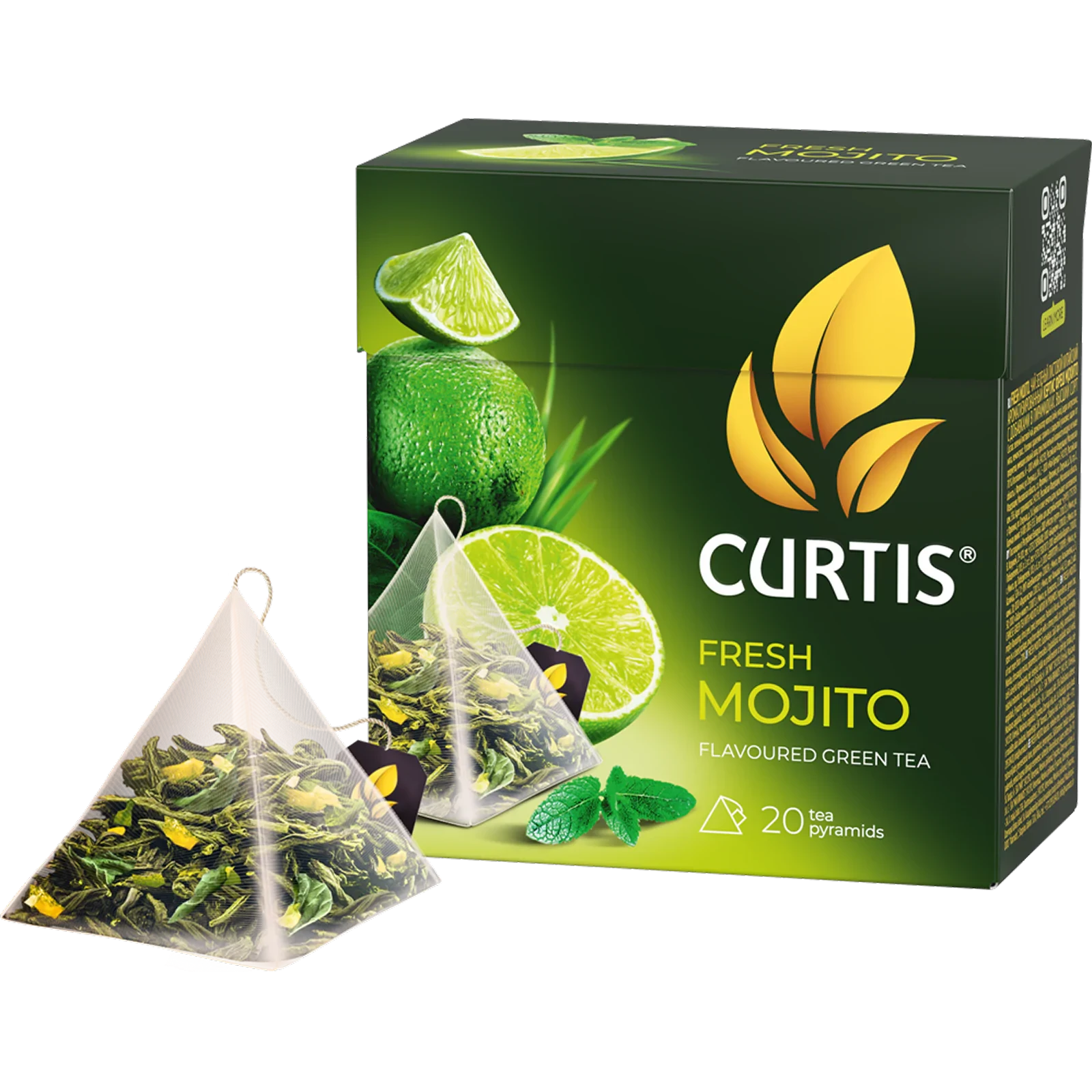 Ceai Curtis Fresh Mojito, 20 piramide