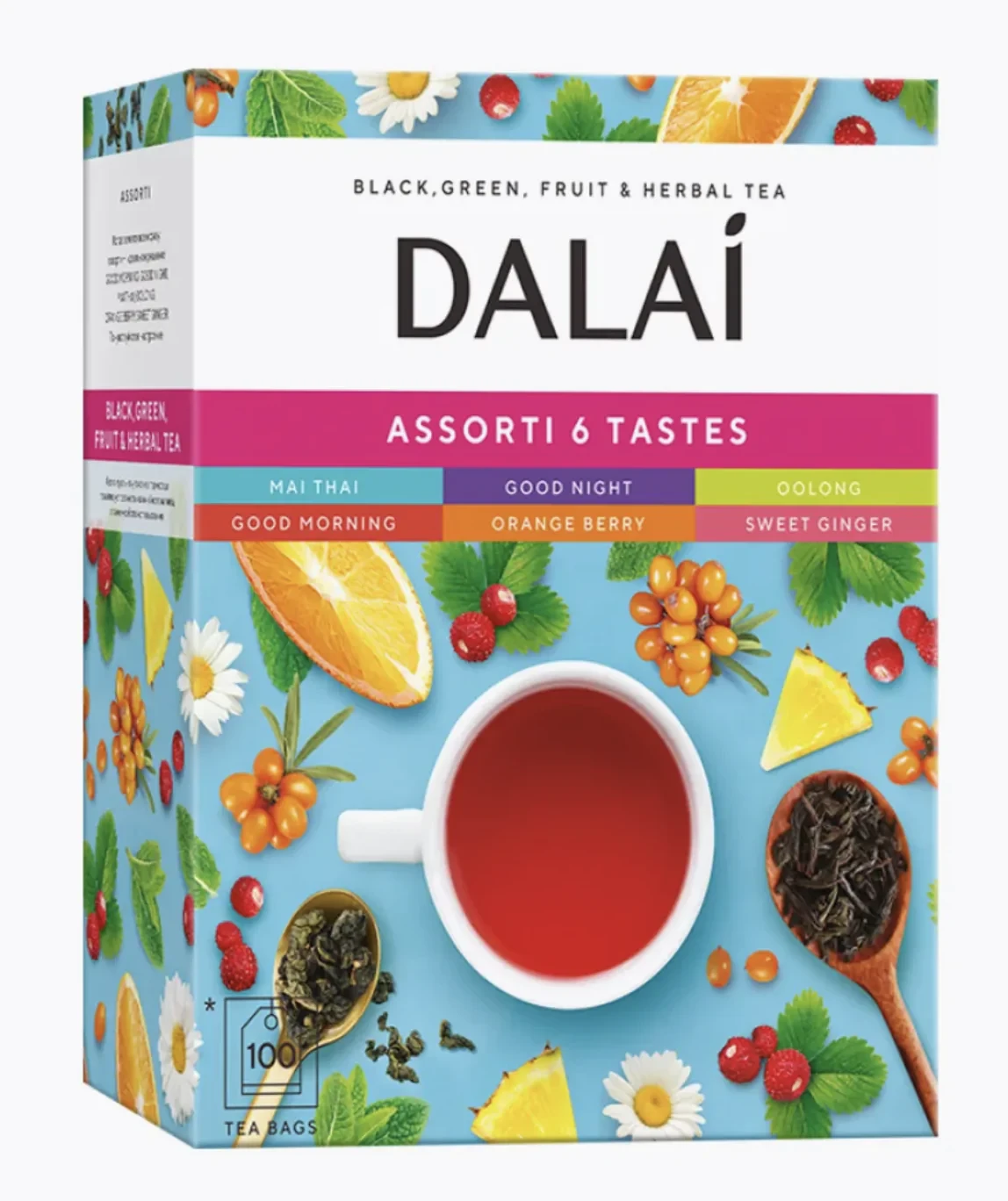 Ceai Dalai Assorti №1, 100 pliculețe
