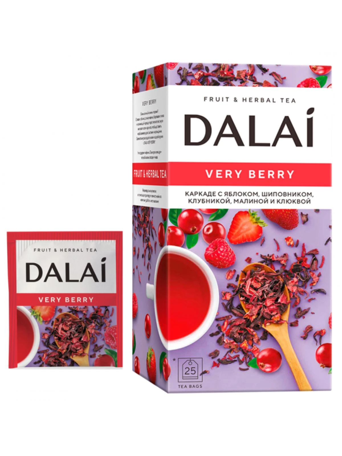 Ceai Dalai Very Berry, 25 pliculețe