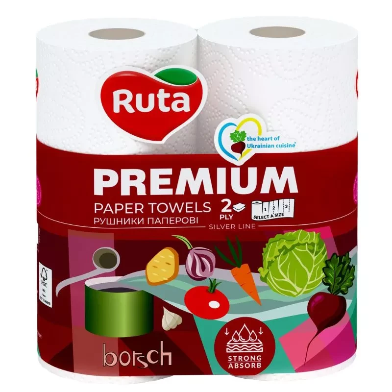 Prosoape de hârtie Ruta Selecta, 2 role