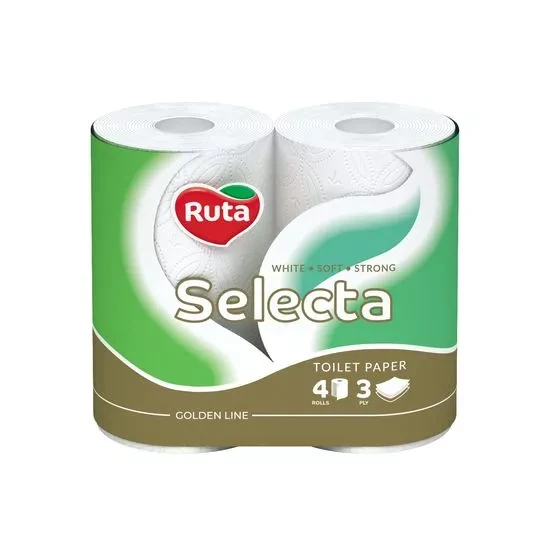 Hârtie igienică Ruta Selecta 4 role 