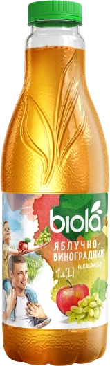 Nectar Biola Măr și Struguri 1 l