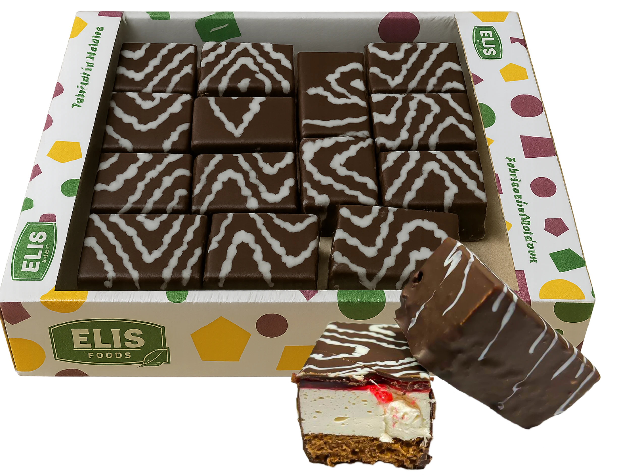 Elis Torta Praga glazurată în ciocolata 580 g