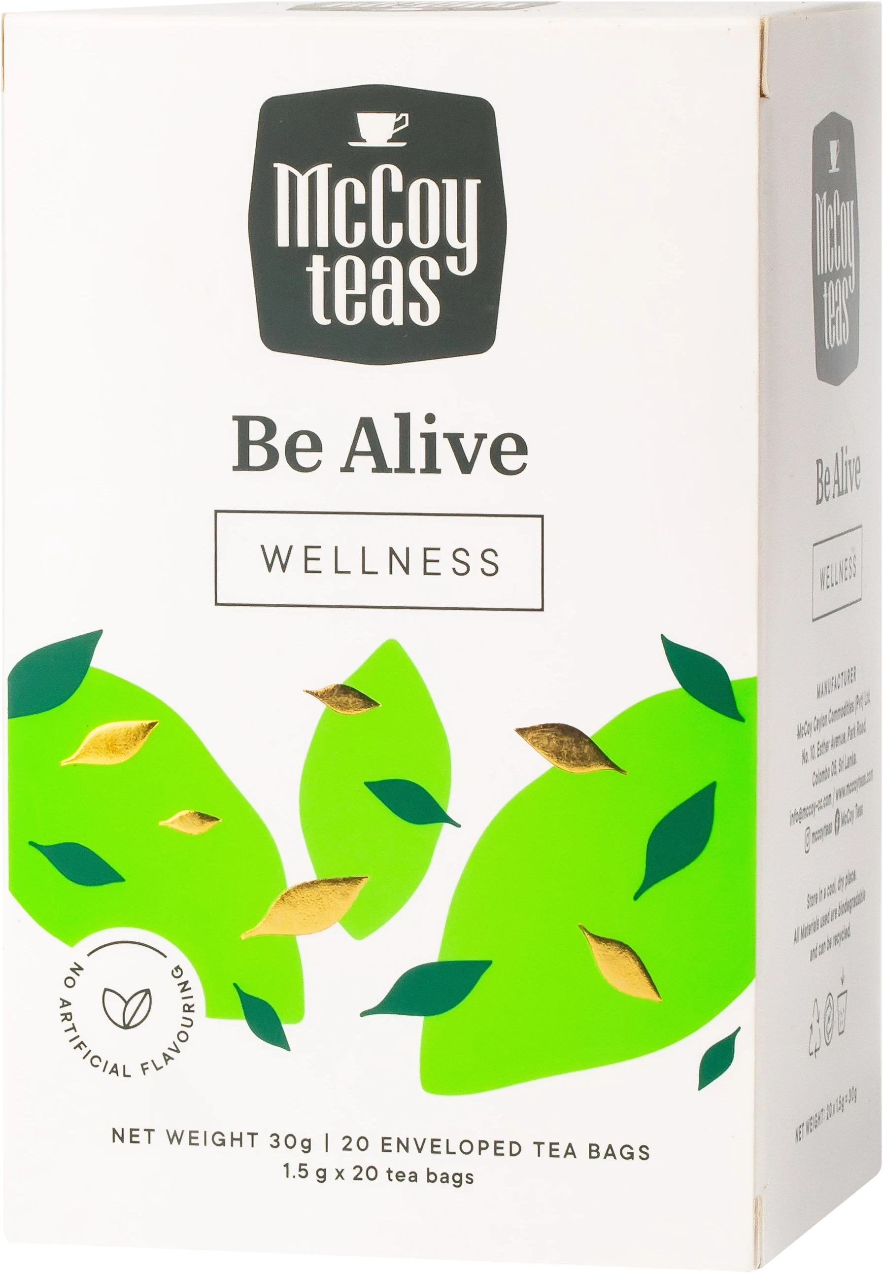 Ceai McCoy Be Alive, 20 pachețele