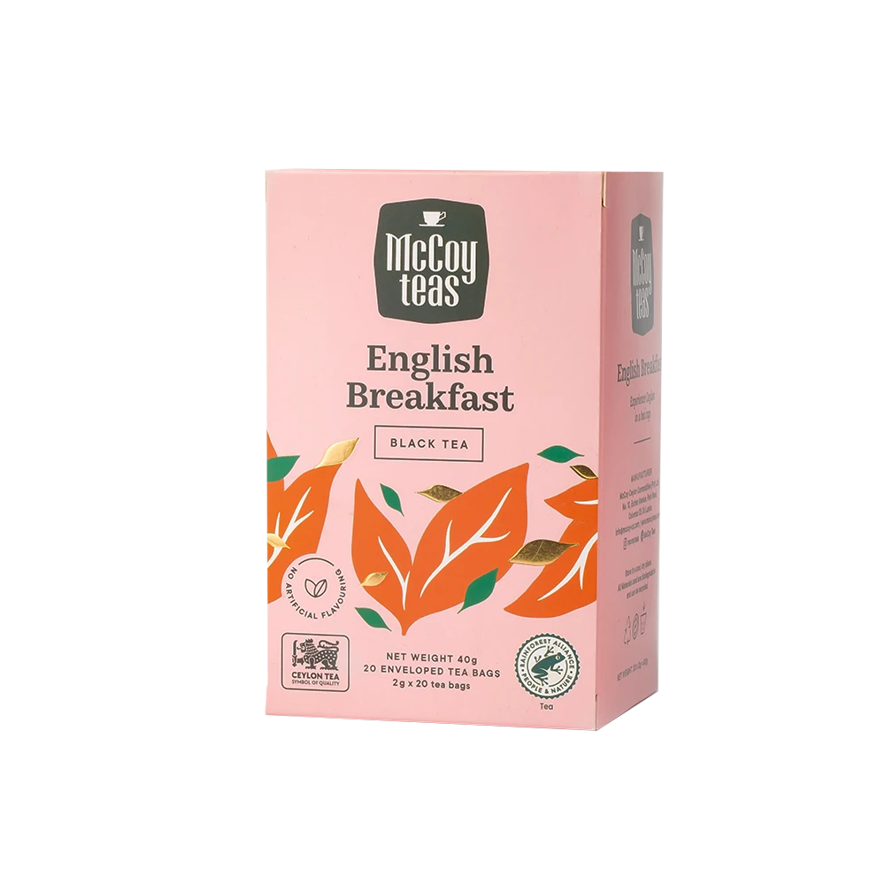 Ceai McCoy English Breakfast, 20 pachețele