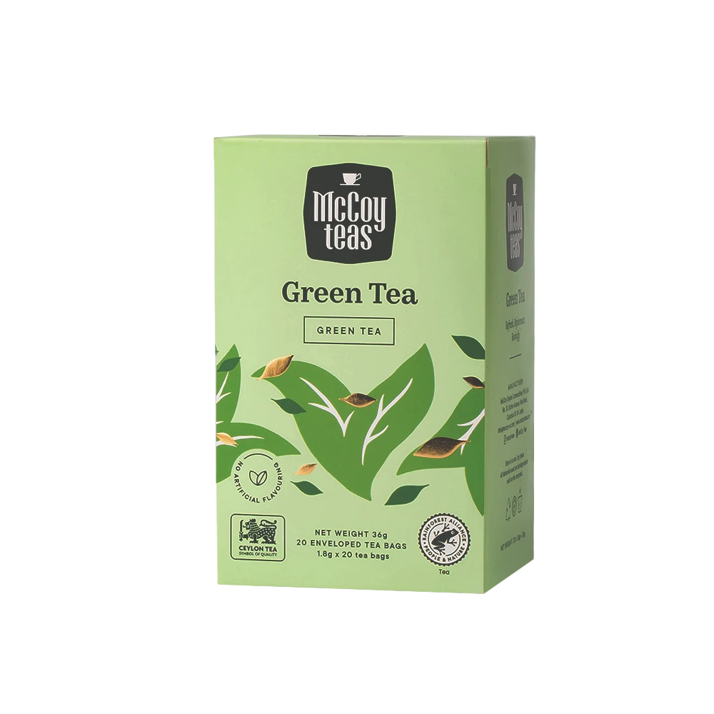 Ceai McCoy Green Tea, 20 pachețele