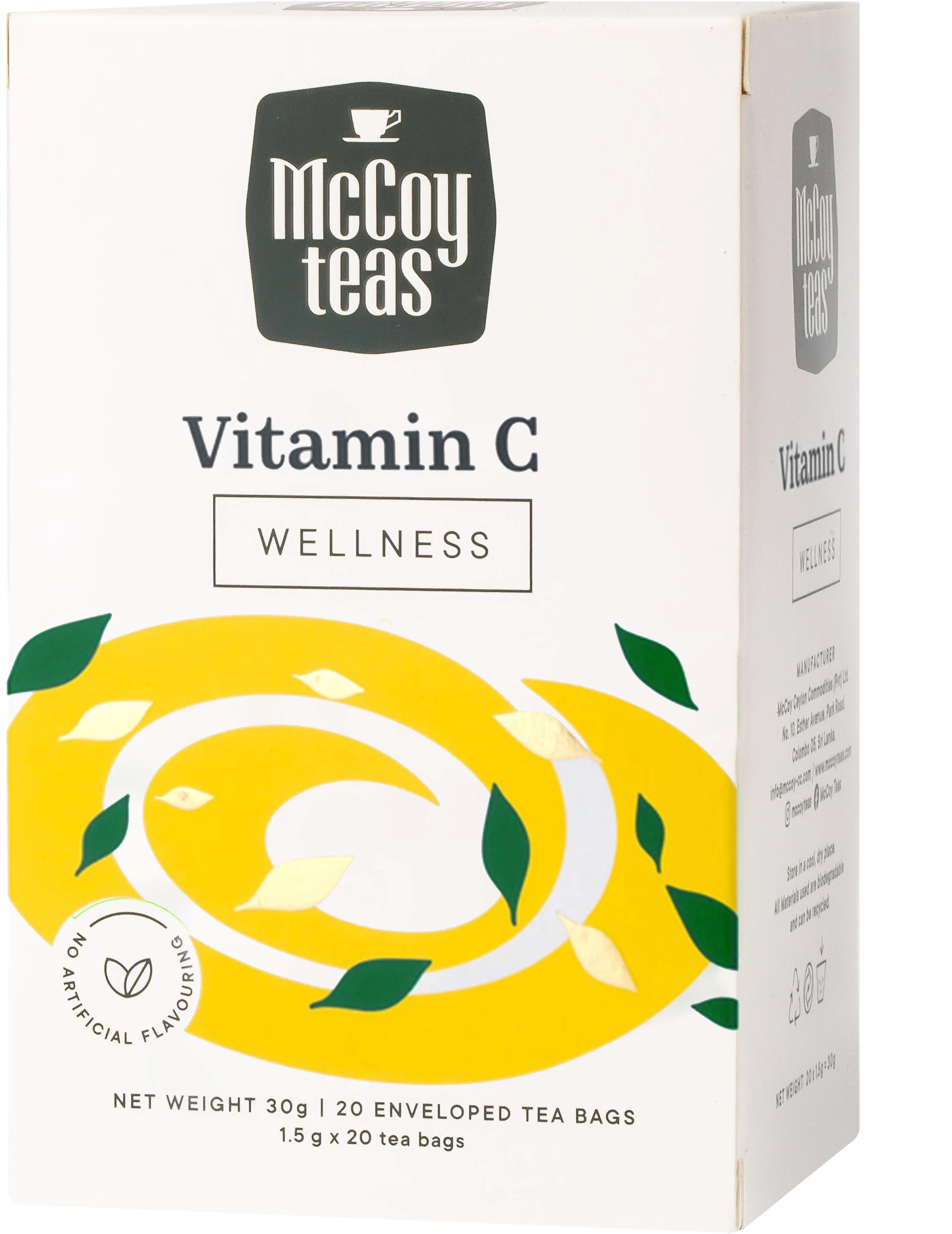 Ceai McCoy Vitamin C, 20 pachețele