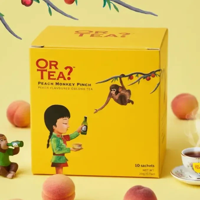 Ceai Or-Tea? Peach Monkey Pinch Oolong, 10 piramide