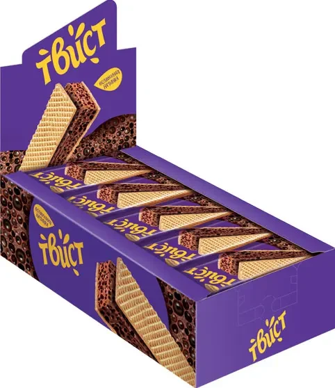 Napolitane Твист cu ciocolata aerata 20 x 22,5 g