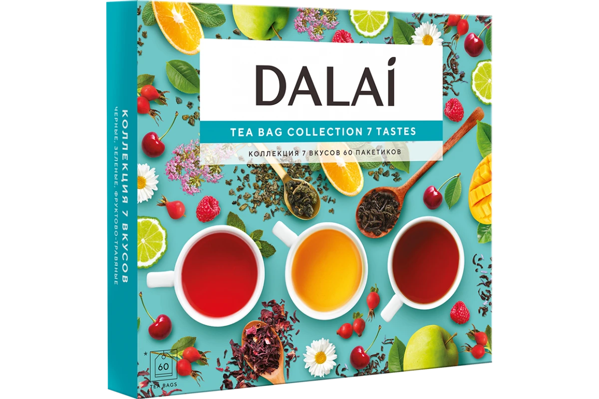 Ceai Dalai Collection 7 Tastes 60 pliculețe
