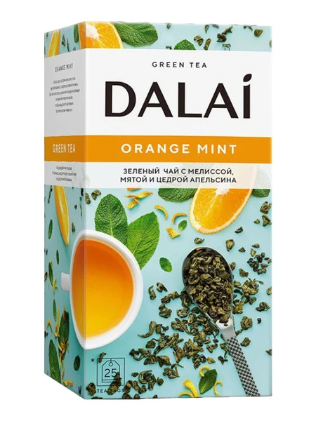 Ceai Dalai Orange Mint 25 pliculețe
