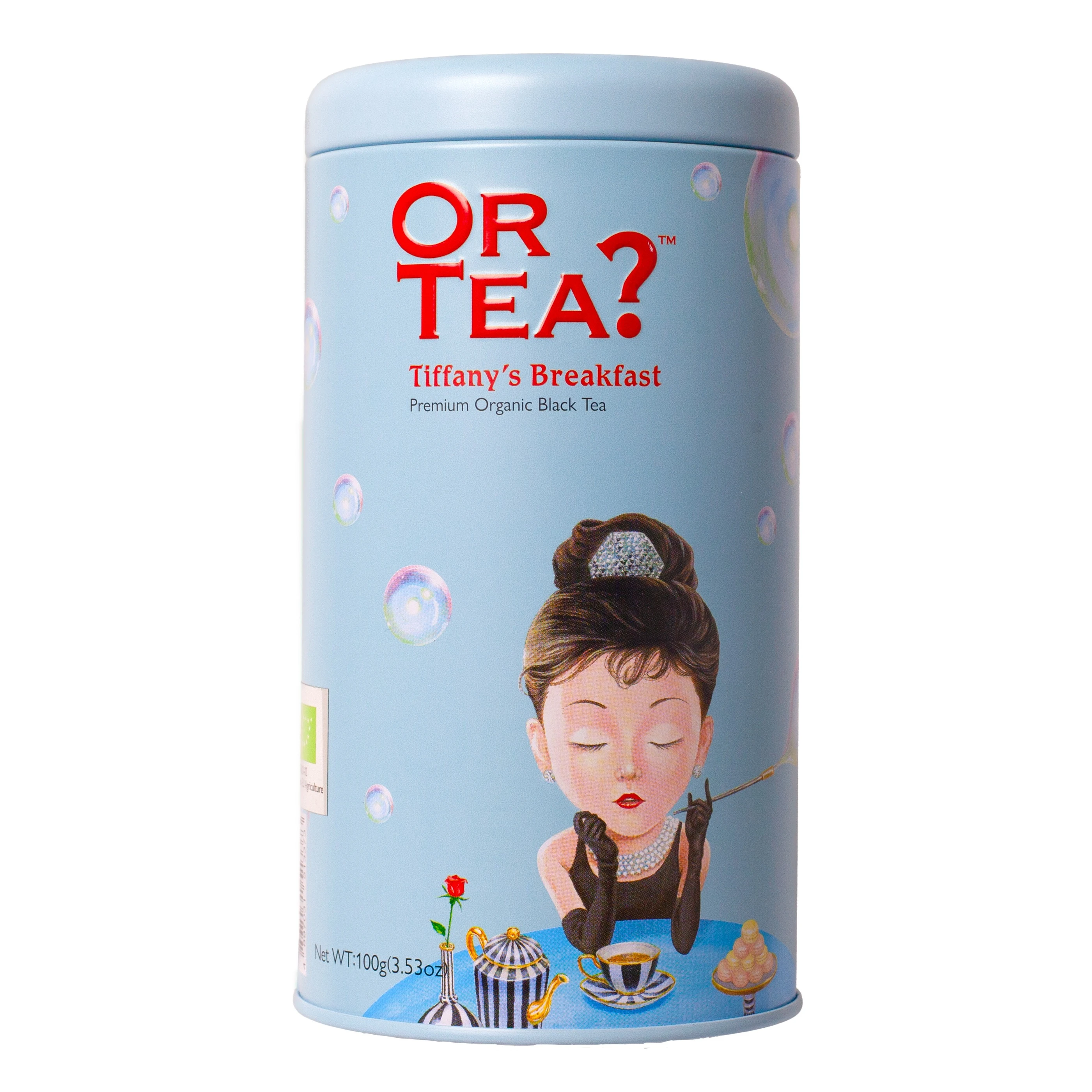 Ceai negru Or Tea? Tiffany's Breakfast, 100 g cutie metalică