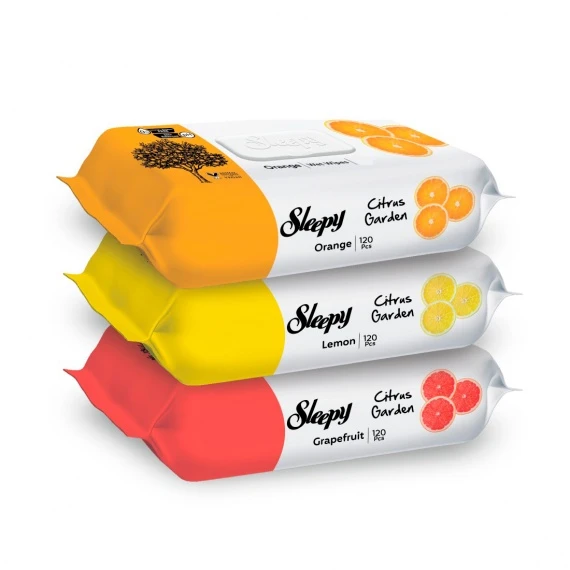 Șervețele Umede Sleepy Citrus Garden 120 buc